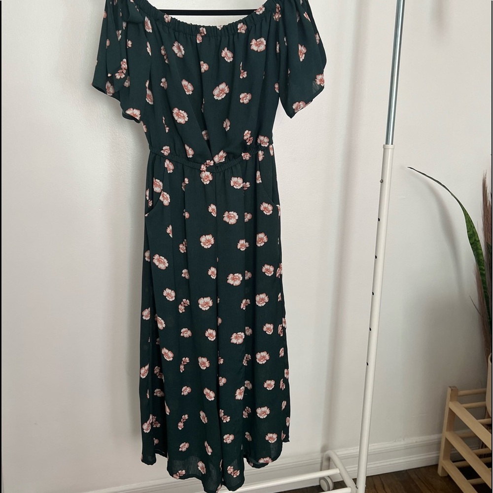 Off the shoulder jumpsuit